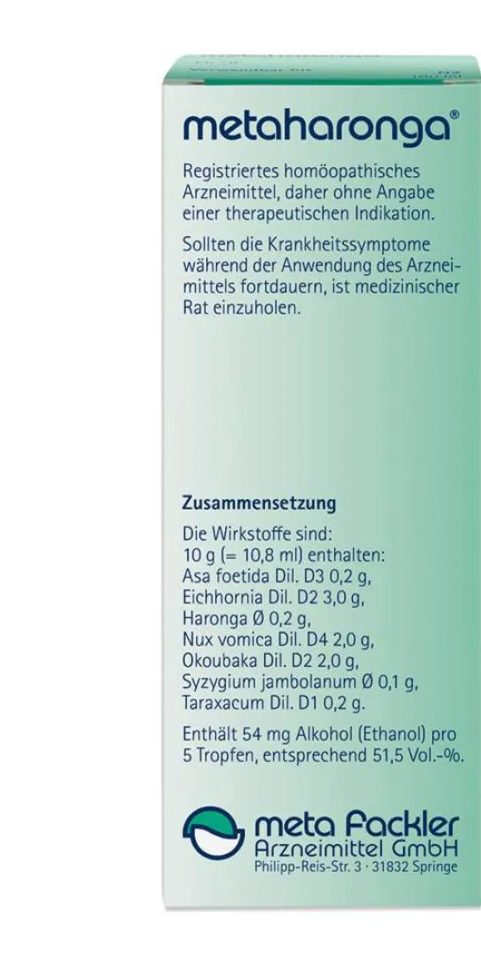 Metaharonga Tropfen 100 ml Mischung