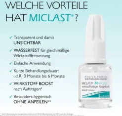 Miclast 80 mg pro g wirkstoffhaltiger Nagellack 2 x 3 ml