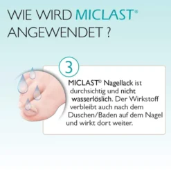 Miclast 80 mg pro g wirkstoffhaltiger Nagellack 2 x 3 ml