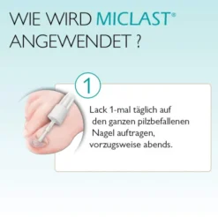 Miclast 80 mg pro g wirkstoffhaltiger Nagellack 3 ml