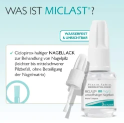 Miclast 80 mg pro g wirkstoffhaltiger Nagellack 3 ml