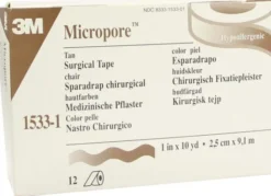 Micropore Vliespflaster 9,1mx2,5cm Haut 1533-1