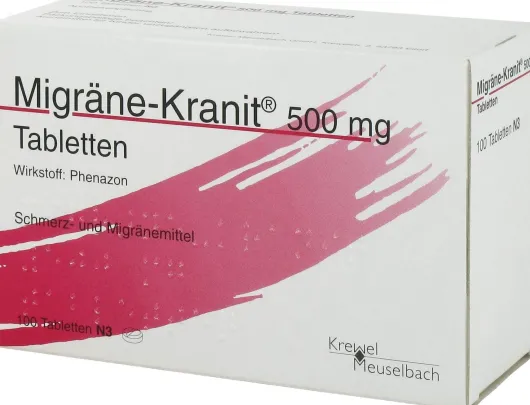 Migräne Kranit 500 mg 100 Tabletten