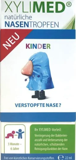 Miradent Xylimed Kid s Natürliche Nasentropfen 22 ml