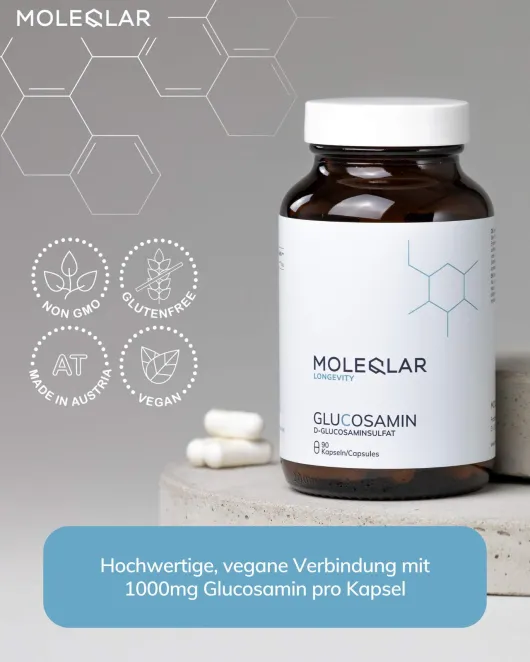 Moleqlar Glucosamin D-Glucosaminsulfate 90 Kapseln