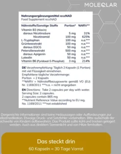 MoleQlar Longevity regeNAD 60 Kapseln