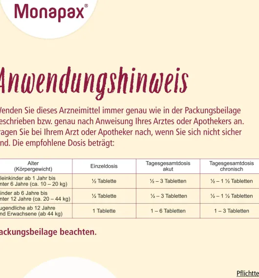 Monapax Tabletten 40 Stück