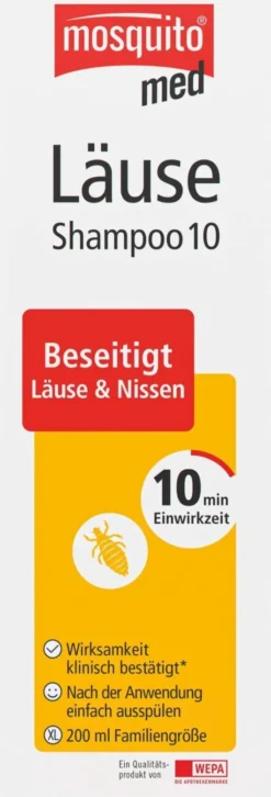 Mosquito Med Läuse Shampoo 10 200 ml