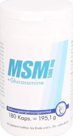 Msm 500 Mg+glucosamine 180 Kapseln