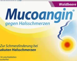 Mucoangin Waldbeere 18 Lutschtabletten