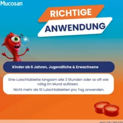 Mucosan rote Früchte 16 Lutschtabletten
