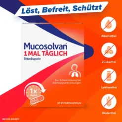 Mucosolvan 1mal täglich 20 Retardkapseln