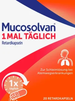 Mucosolvan 1mal täglich 20 Retardkapseln