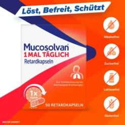 Mucosolvan 1mal täglich 50 Retardkapseln