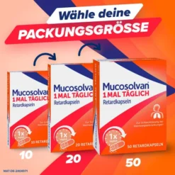 Mucosolvan 1mal täglich 50 Retardkapseln