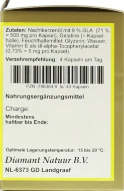 Nachtkerzenöl 500 mg 40 Kapseln