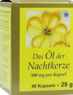 Nachtkerzenöl 500 mg 40 Kapseln