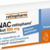 Nac-Ratiopharm Akut 600 mg 10 Brausetabletten