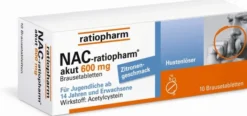 Nac-Ratiopharm Akut 600 mg 10 Brausetabletten