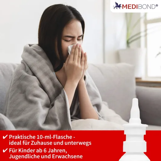 Nasenspray Medibond 10 ml 0,1% Lösung Xylometazolin