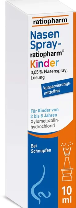 Nasenspray-ratiopharm Kinder konservierungsmittelfrei 10 ml