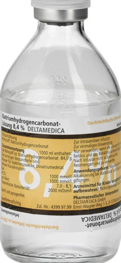 Natrium Hydrogencarbonat 8,4% Infusionslösung Dsfl. 10x250 Ml...