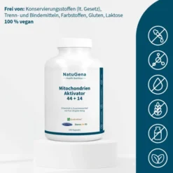 Natugena Mitochondrien Aktivator 44+14 240 Kapseln