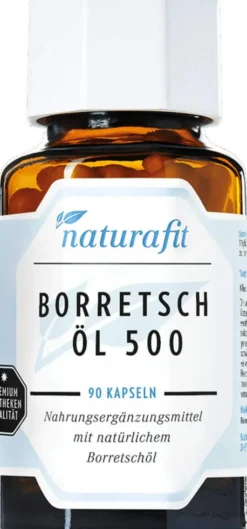 Naturafit Borretschöl 500 Kapseln 90 Stück