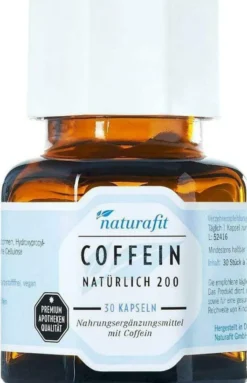 Naturafit Coffein Nat 200 Kapseln 30 Stück
