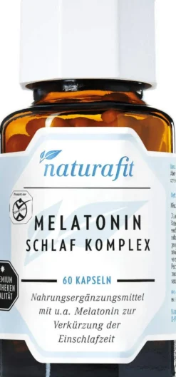 Naturafit Melatonin Schlaf Komplex Kapseln 60 Stück