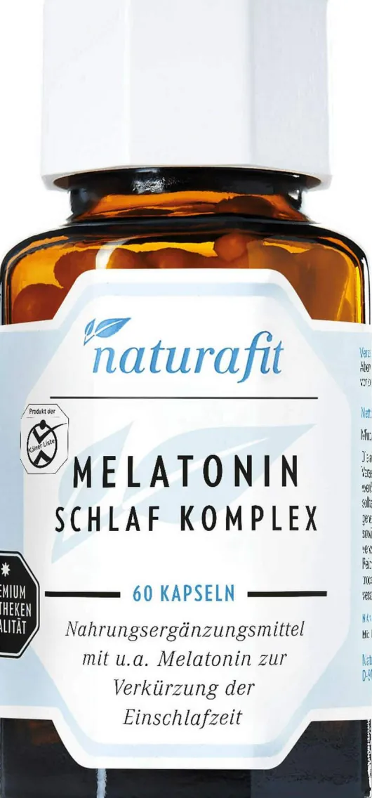 Naturafit Melatonin Schlaf Komplex Kapseln 60 Stück