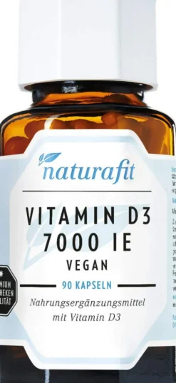Naturafit Vitamin D3 7000 I.E. Vegan Kapseln