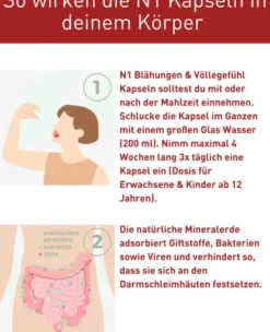 N1 Blähungen & Völlegefühl Kapseln 30 Stück
