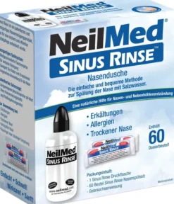 Neilmed Sinus Rinse Nasendusche + Nasenspülsalz 60 Dosierbeutel