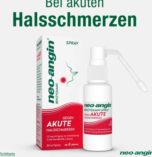 Neo Angin Benzydamin akute Halsschmerzen Spray 30 ml