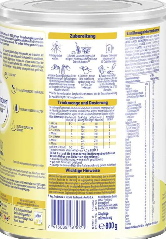 Nestle Beba Expert Ha Pre Trinkfertig 8 X 200 ml