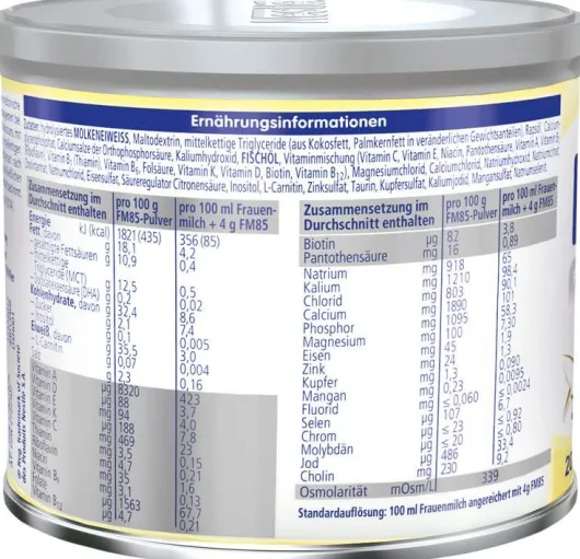 Nestle Beba Fm 85 Frauenmilchsupplement Pulver
