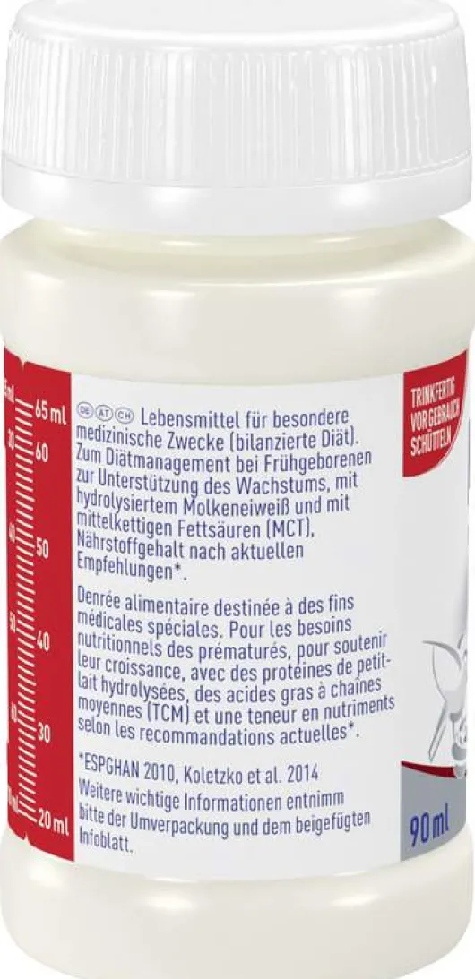 Nestle Beba Frühgeborenen Nahrung Stufe 1 Flüssig 32 X 90 ml
