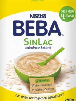 Nestle Beba Sinlac Glutenfreier Reisbrei N.D.4 Monat 250 G