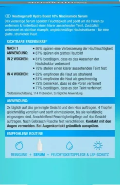 Neutrogena Hydro Boost 10% Niacinamide Serum 30 ml