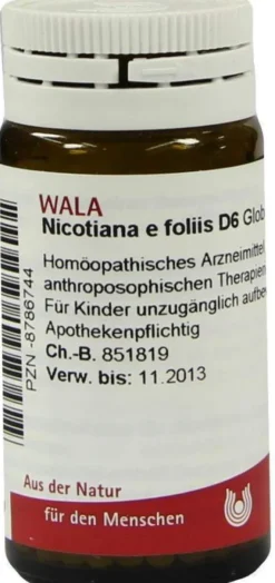 Nicotiana E Foliis D 6 Globuli 20 G