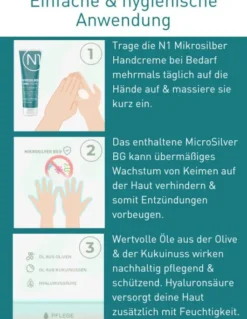N1 Mikrosilber Handcreme 50 ml