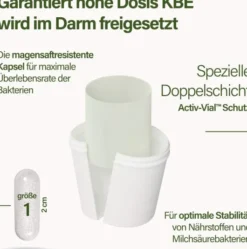 Nupure Probaflor Probiotika zur Darmsanierung 30 Kapseln