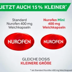 Nurofen Mini 400 mg 20 Weichkapseln