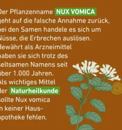 Nux Vomica D6 Globuli Pflüger Globulispender 10 g