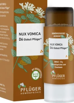 Nux Vomica D6 Globuli Pflüger Globulispender 10 g