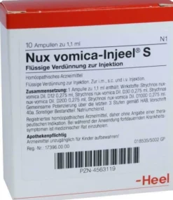 Nux Vomica Injeel S 10 Ampullen