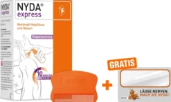 Nyda express Pumplösung 2x50ml + gratis Lupe