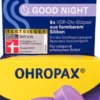 Ohropax Good Night Silikon Vor-Ohr Stöpsel 8 Stück