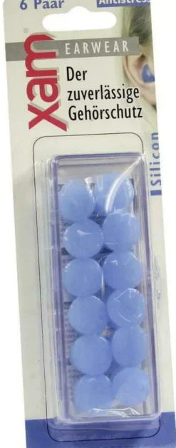 Ohrschutz Xam med. Silikon Blau